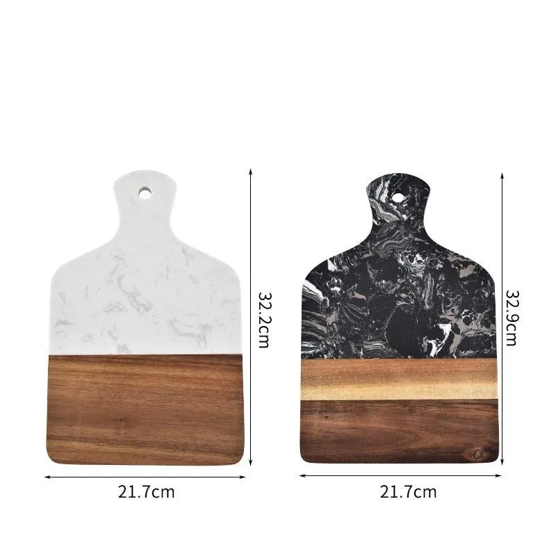Planche À Découper Marbre Et Bois