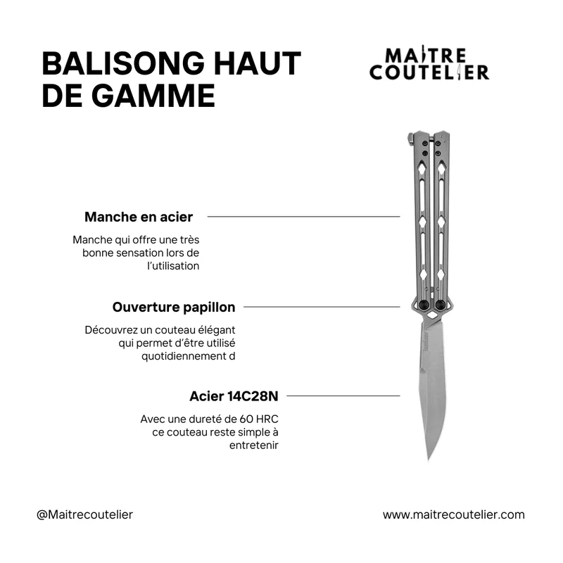Balisong haut de gamme