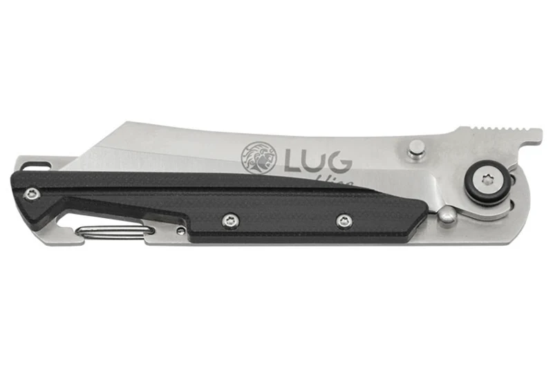Couteau pliant LUG Higo LUSP3SHB manche en acier et G10 noir 11cm