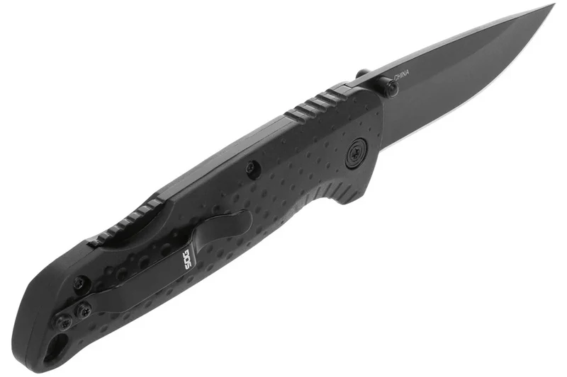 Couteau pliant SOG Adventurer LB Blackout SGADVBK manche nylon et fibres de verre noir 10cm