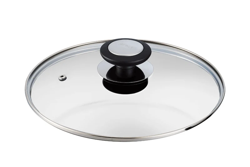 Couvercle Beka Essential en verre cerclé inox