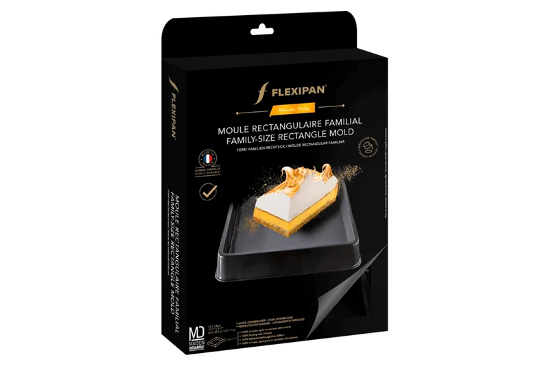 Moule rectangulaire familial Flexipan anti-adhérent en silicone 34x24cm
