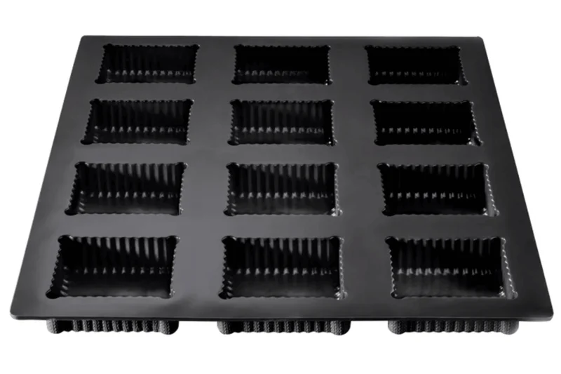 Moule 12 petits beurres Flexipan anti-adhérent en silicone 40x30cm
