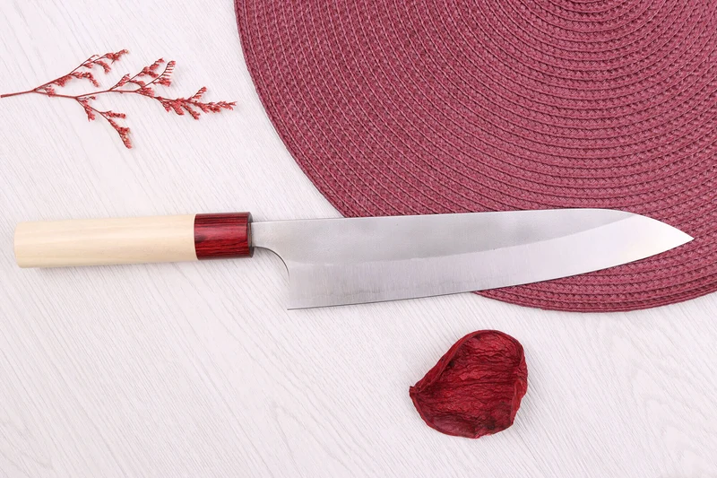Couteau de chef 21cm japonais artisanal Masakage Yuki Shirogami 2