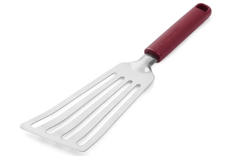 Spatule de cuisine ajourée Kitchen Aid en acier inoxydable 31,5cm
