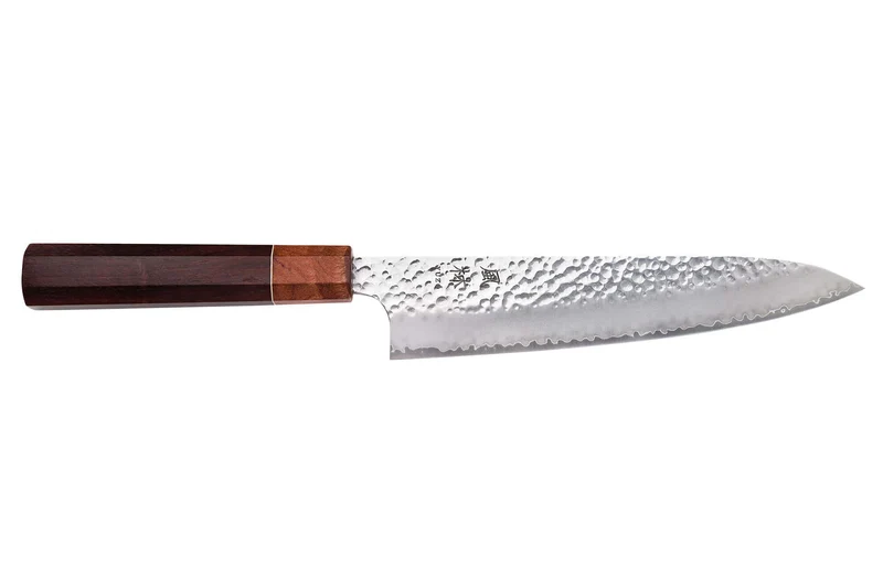 Couteau de chef 20cm japonais artisanal Yuzo Akira Tsuchime VG10