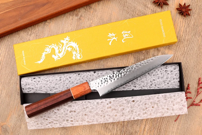 Couteau universel 15cm japonais artisanal Yuzo Akira Tsuchime VG10