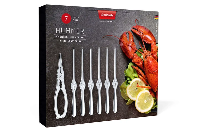 Service à homard Triangle 7 pièces inox 18/10