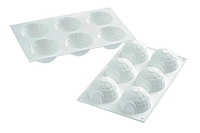 Moule en silicone professionnel Silikomart Silicon Flex 6 igloos