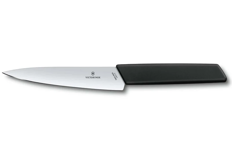 Bloc Victorinox Swiss Modern 6 pièces bois de hêtre laqué noir acier inox