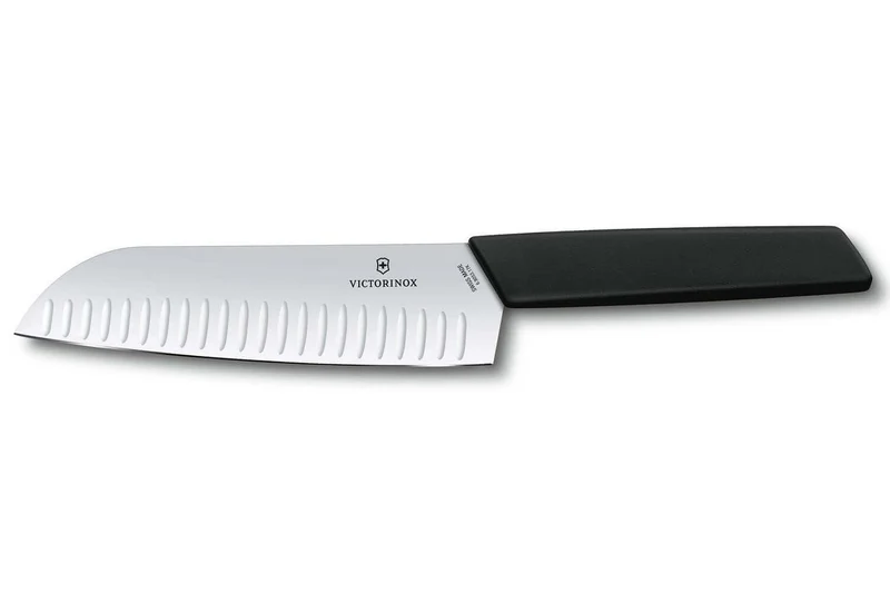 Bloc Victorinox Swiss Modern 6 pièces bois de hêtre laqué noir acier inox