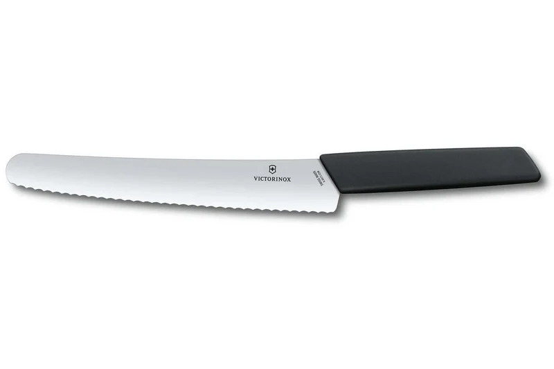 Bloc Victorinox Swiss Modern 6 pièces bois de hêtre laqué noir acier inox