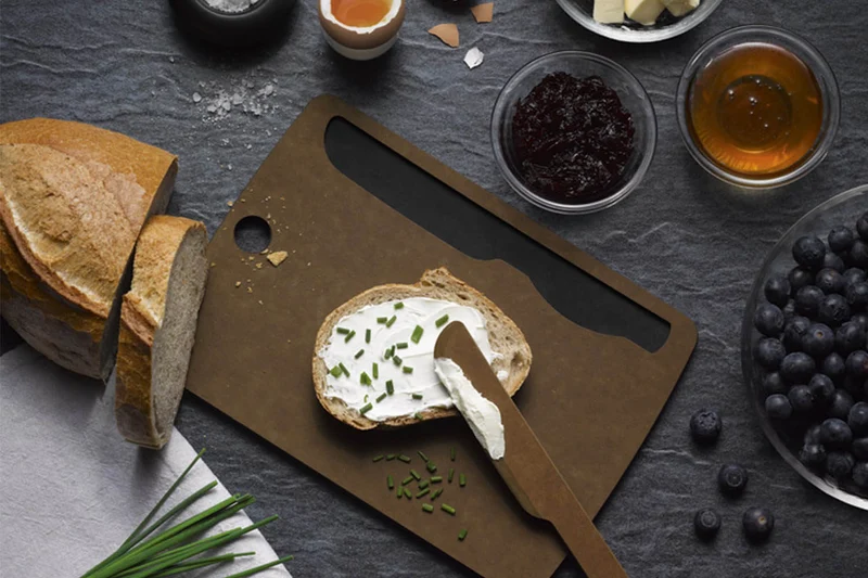 Planche à tartiner Victorinox Epicurean fibre de papier + tartineur intégré