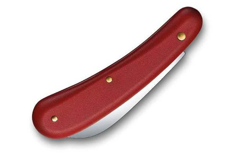 Couteau serpette Victorinox 11cm manche nylon rouge