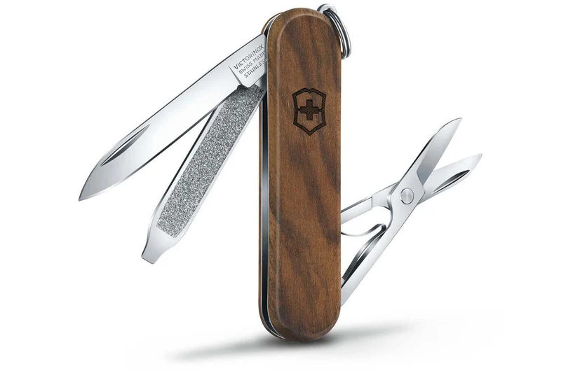 Couteau suisse Victorinox 3 pièces 58mm Classic SD Noyer 5 fonctions