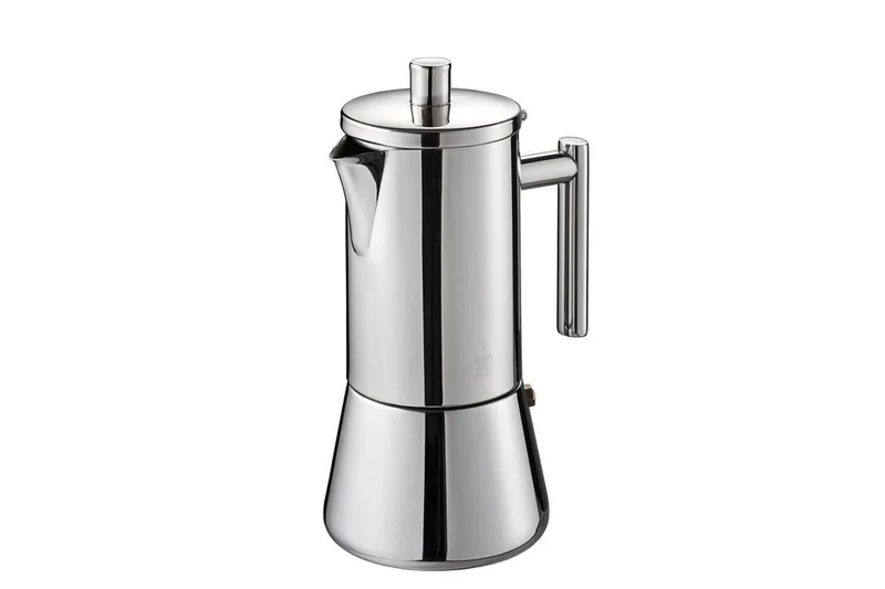 Cafetière italienne moderne Gefu Nando tous feux en inox