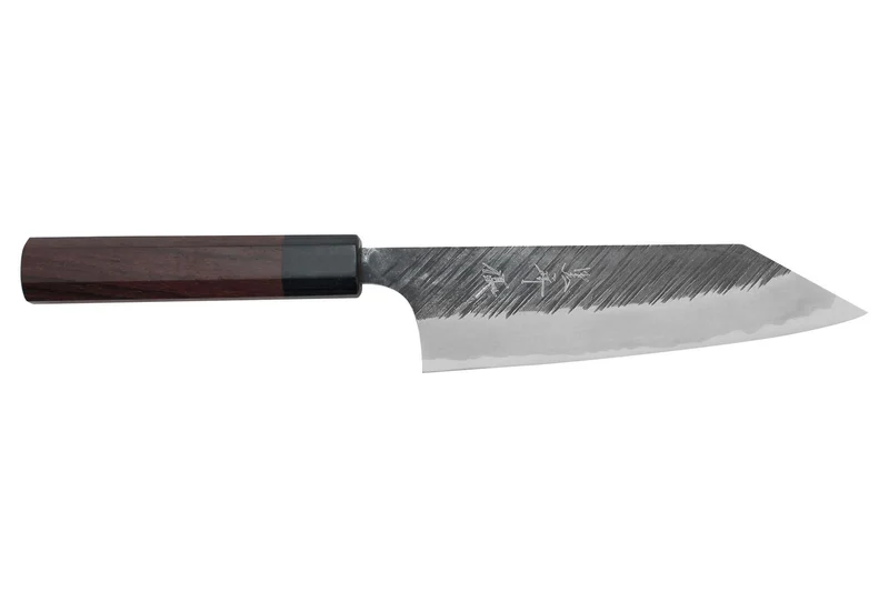 Couteau bunka japonais artisanal Yu Kurosaki Fujin Black 17cm