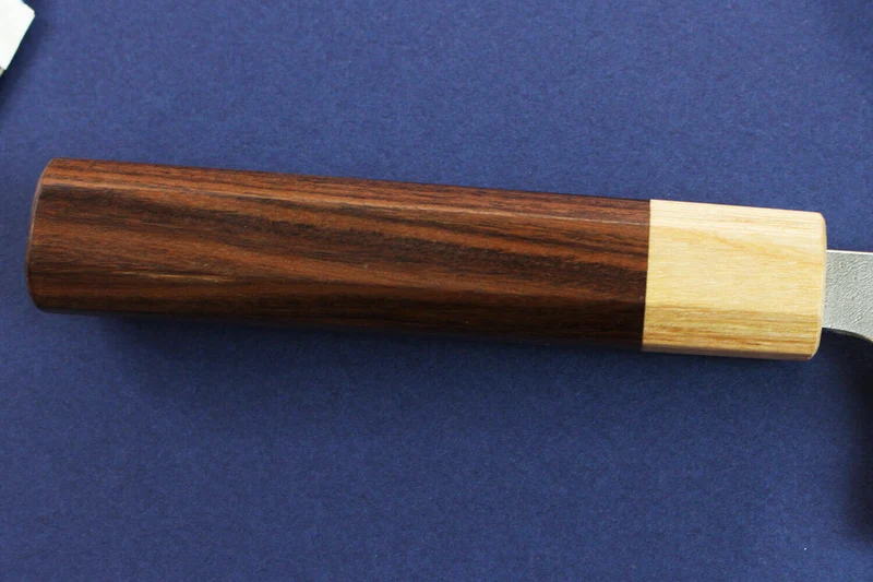 Couteau santoku japonais artisanal Yoshimi Kato AS Nashiji 17cm