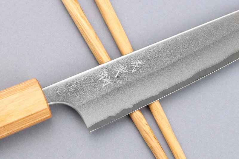 Couteau universel japonais artisanal Yoshimi Kato AS Nashiji 15cm