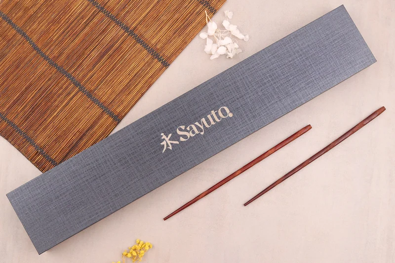 Couteau yanagiba 30cm Sayuto Ebène 7Cr manche en ébène