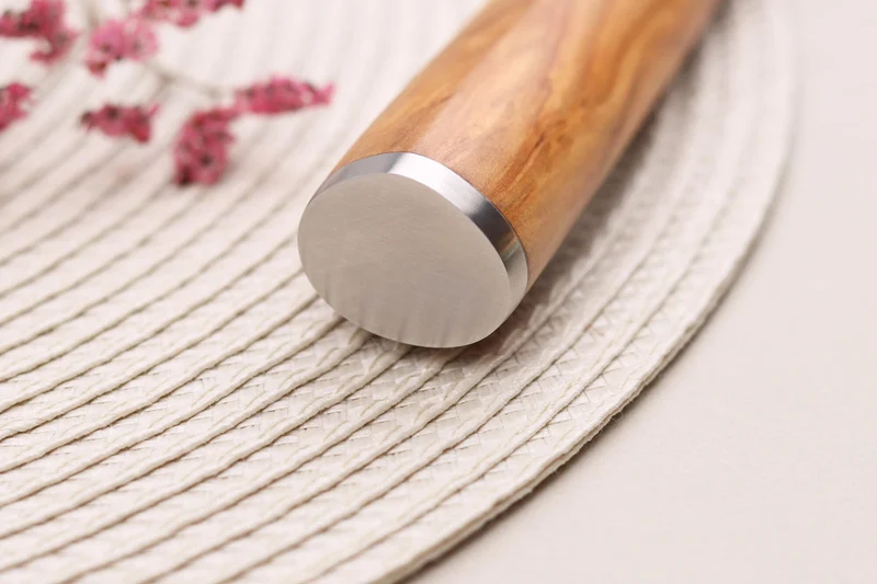 Couteau yanagiba 27cm Wusaki Olive 7Cr manche en olivier + saya