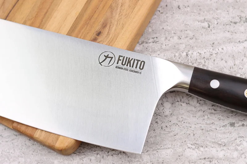 Couteau de chef chinois Fukito Ebène X50 17,5cm