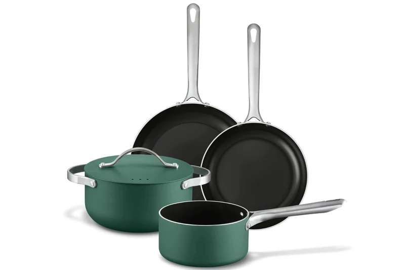 Set de 4 pièces cuisson Beka Mobi revêtement céramique 16, 20, 24 et 28cm - Coloris vert