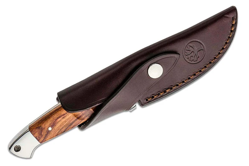 Couteau Böker Vollintegral 2.0 121585 lame en acier 11,8cm manche en bois + étui en cuir