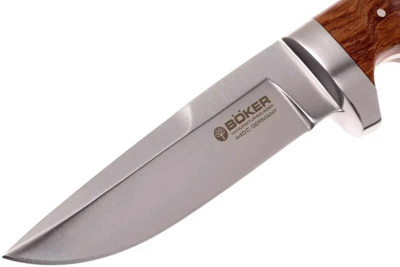Couteau Böker Vollintegral 2.0 121585 lame en acier 11,8cm manche en bois + étui en cuir