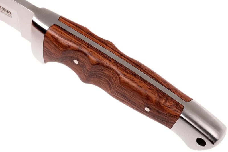 Couteau Böker Vollintegral 2.0 121585 lame en acier 11,8cm manche en bois + étui en cuir