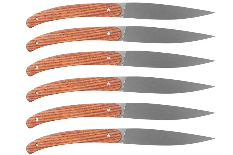 Coffret de 6 couteaux de table Le Coq Français Forêt