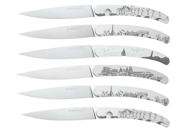 Coffret de 6 couteaux de table Le Coq Français France