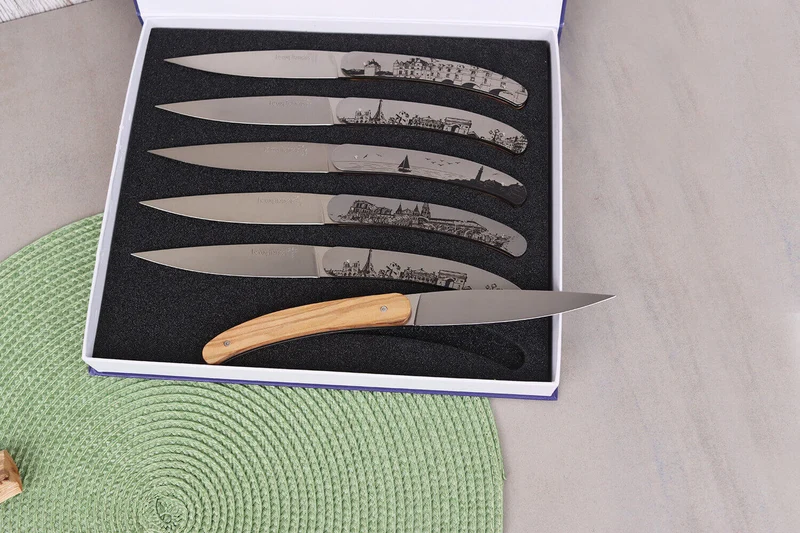 Coffret de 6 couteaux de table Le Coq Français France
