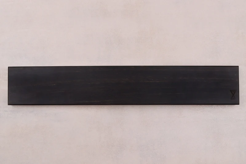 Barre aimantée artisanale Essences Creations en ébène du Gabon 45cm 6 places - N°1