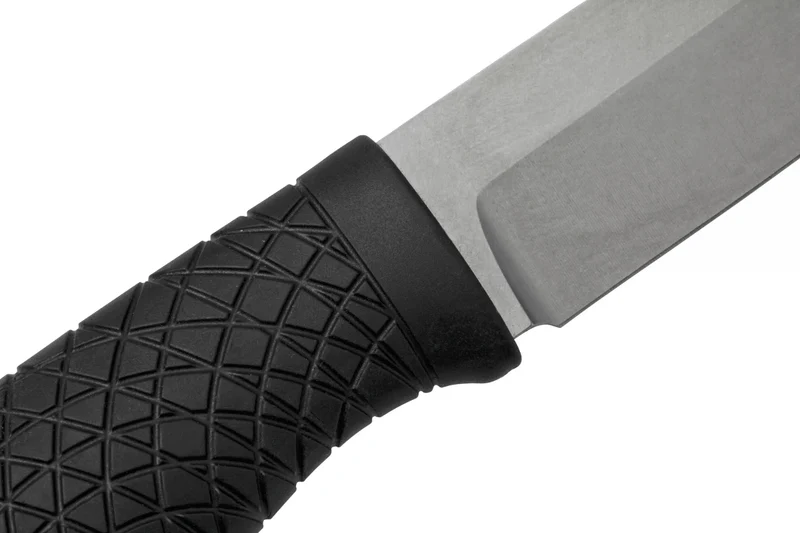 Couteau Böker Bronco 121504 lame en acier 11,3cm manche en TPE noir + étui en cuir avec allume-feu