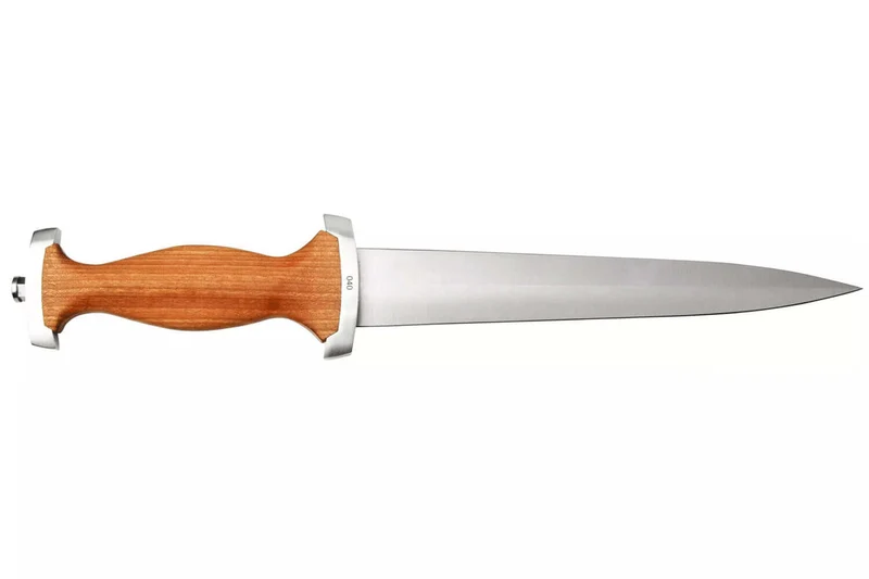 Couteau Böker Swiss Dagger 121553 lame en acier 21,9cm manche en bois de cerisier + étui en métal