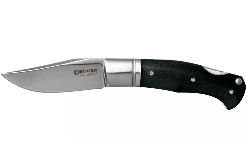 Couteau pliant Böker Boxer 111028 manche en micarta noir 10,8cm