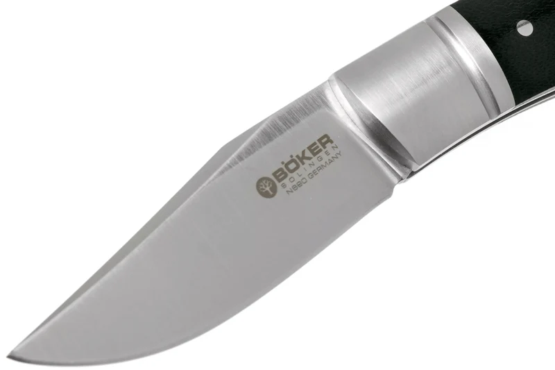 Couteau pliant Böker Boxer 111028 manche en micarta noir 10,8cm