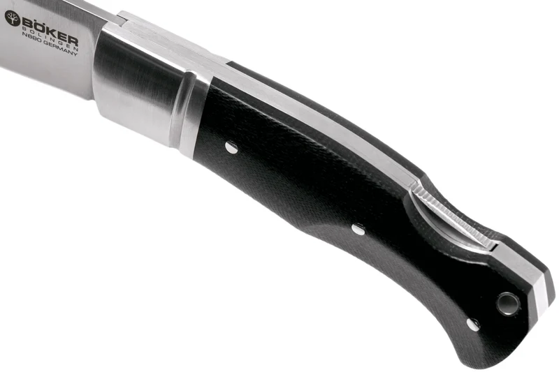 Couteau pliant Böker Boxer 111028 manche en micarta noir 10,8cm