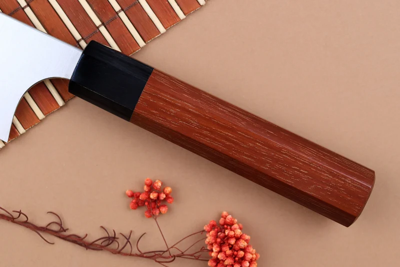 Couteau de chef kiritsuke japonais artisanal Shibata Koutetsu R2 21cm