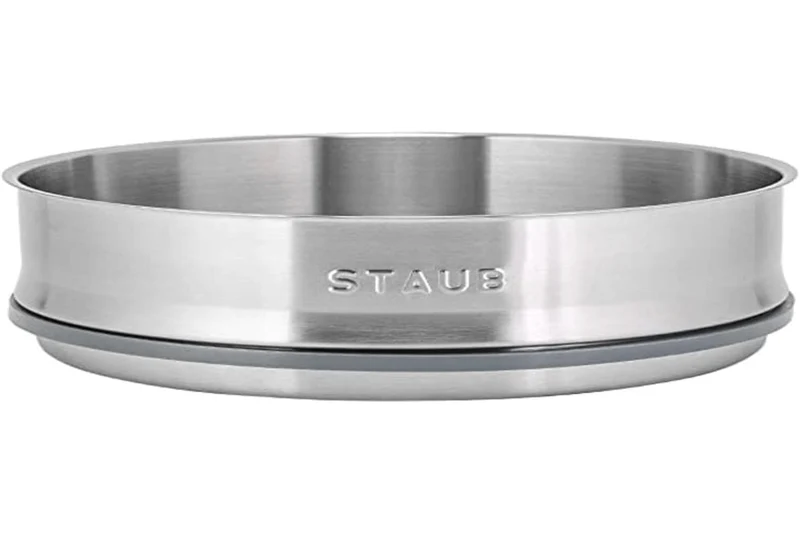 Panier vapeur Staub en acier inoxydable pour cocotte ronde