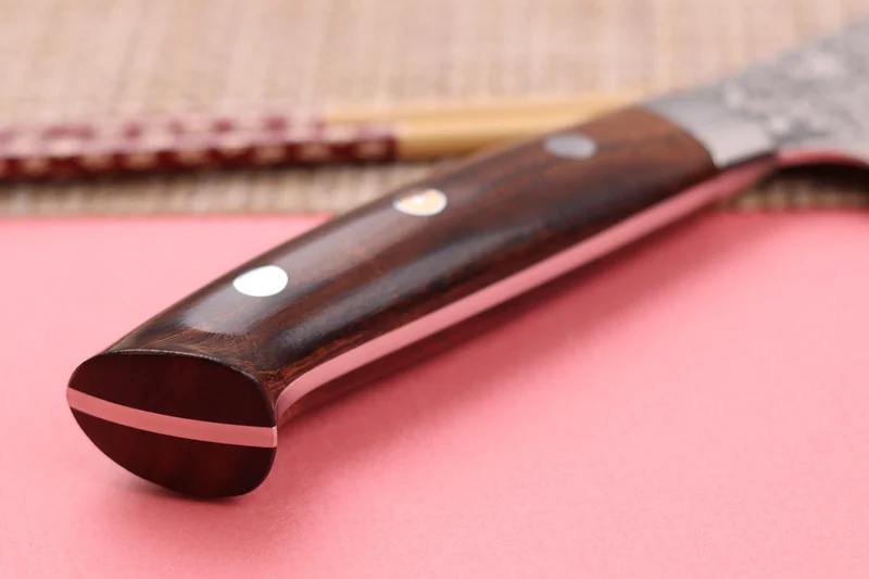 Couteau nakiri japonais Takeshi Saji R2 Damas Mosaïque 16,5cm