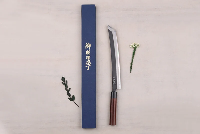 Couteau sakimaru 27cm japonais artisanal Wusaki Sakimaru BS1