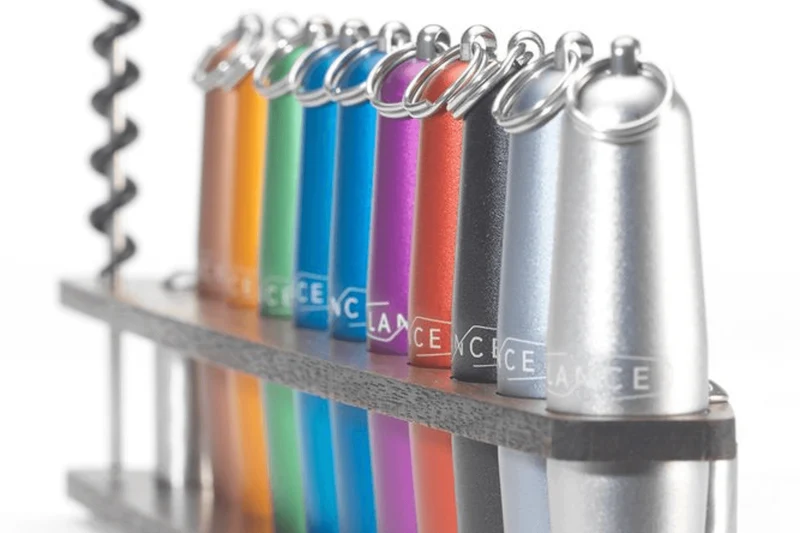 Tire-bouchon aluminium Lance coloris chocolat fabriqué en France