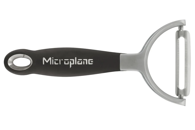 Éplucheur Microplane lame droite en acier inoxydable