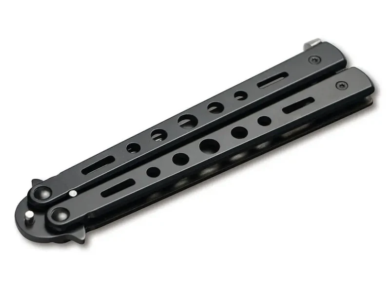Couteau papillon noir