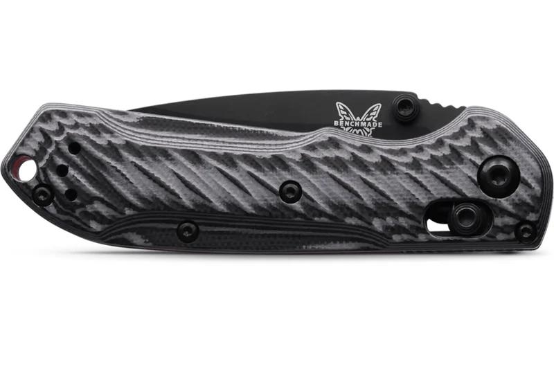 Couteau pliant Benchmade Mini Freek 565BK-02 lame noire manche G10 multicolore 10,3cm