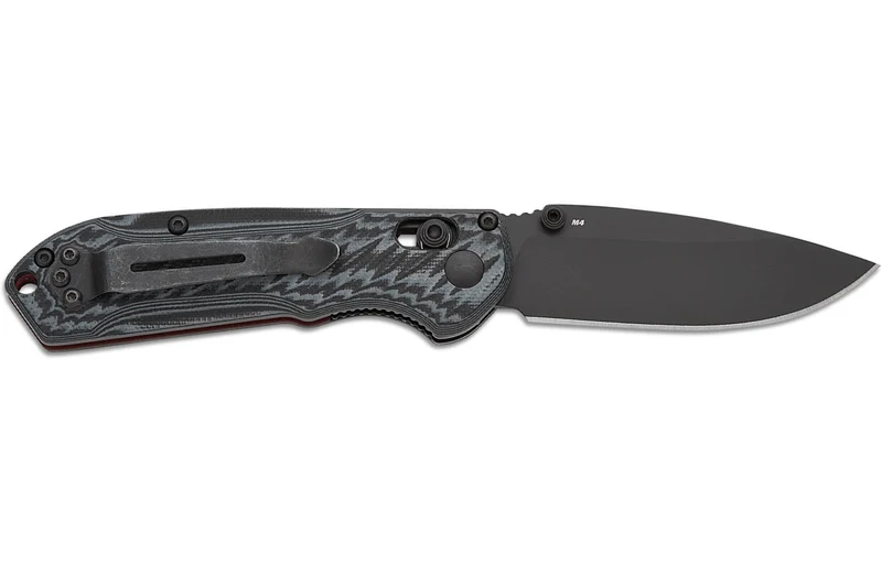 Couteau pliant Benchmade Mini Freek 565BK-02 lame noire manche G10 multicolore 10,3cm