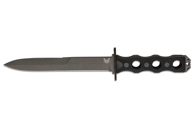 Couteau Benchmade SOCP 185BK lame en inox 18cm manche ajouré en G10 noir avec étui