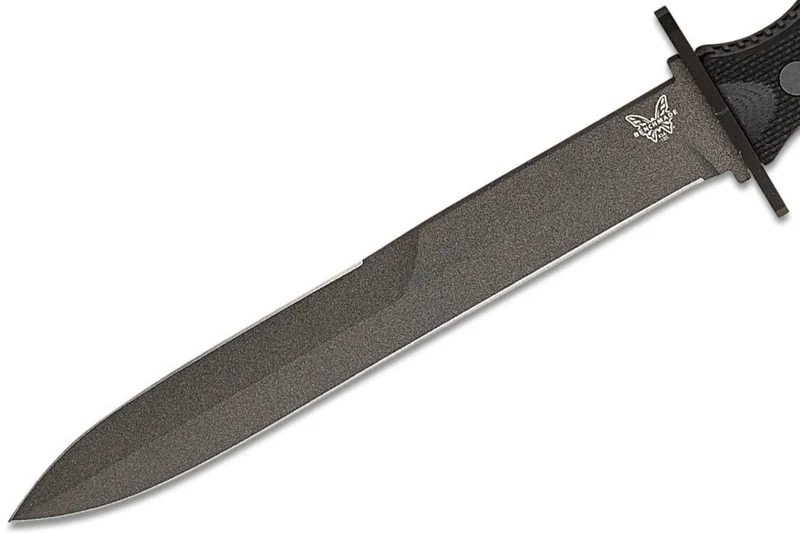 Couteau Benchmade SOCP 185BK lame en inox 18cm manche ajouré en G10 noir avec étui